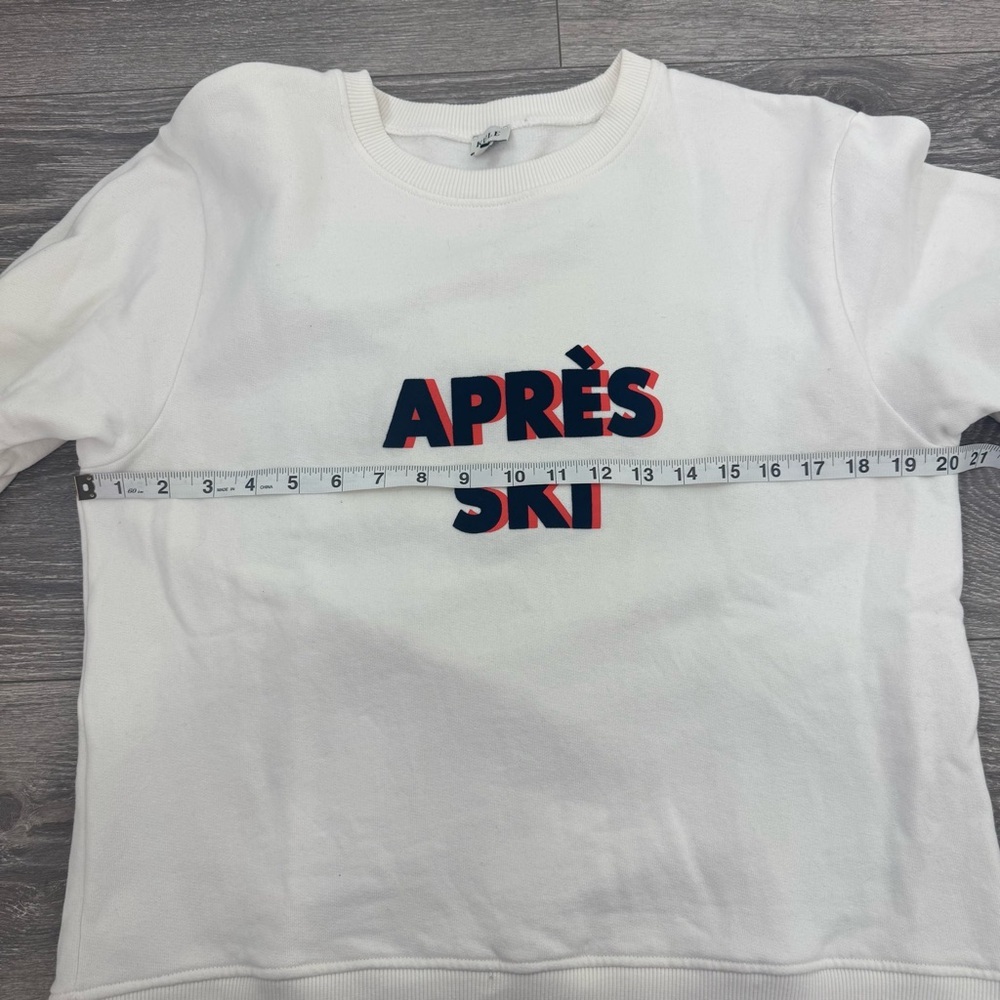 Kule The Raleigh Après Ski Sweatshirt Medium Graphic Pullover $148 - Picture 6 of 8